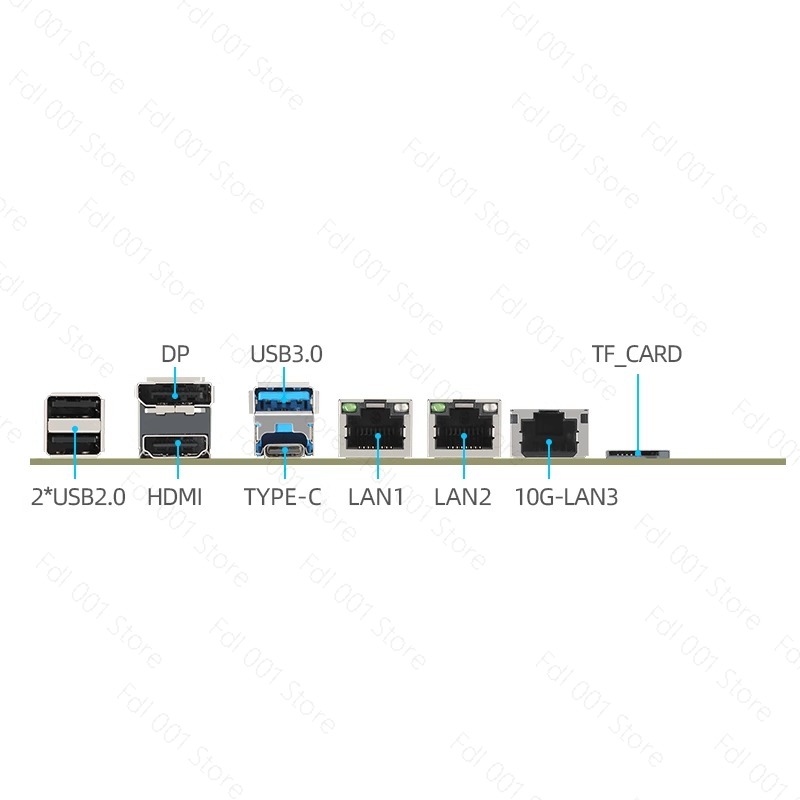 Nas Motherboard N100 6 Sata - Материнская плата N100 с двумя портами