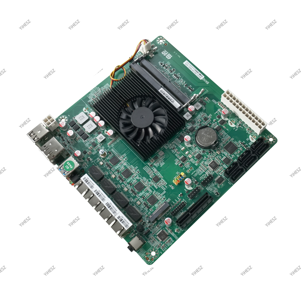 Материнская плата N5105 Quad-C – обзор и цена Nas Motherboard N100 6 Sata
