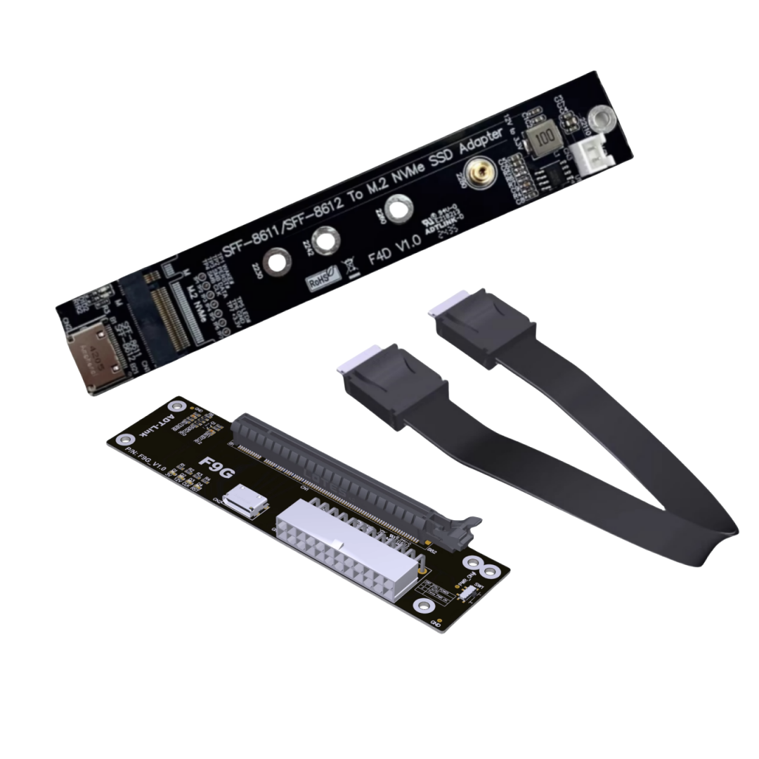 PCIe 4,0 X4 64 Гбит/с OCuLink  – обзор и цена External Gpu Dock Pcie 4.0 Oculink