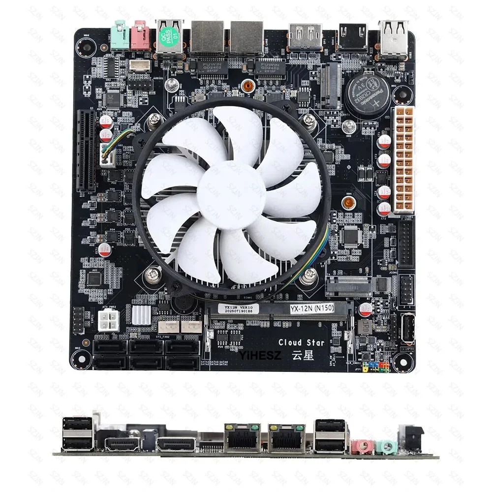 Материнская плата NAS N100/N15 – обзор и цена Nas Motherboard N100 6 Sata