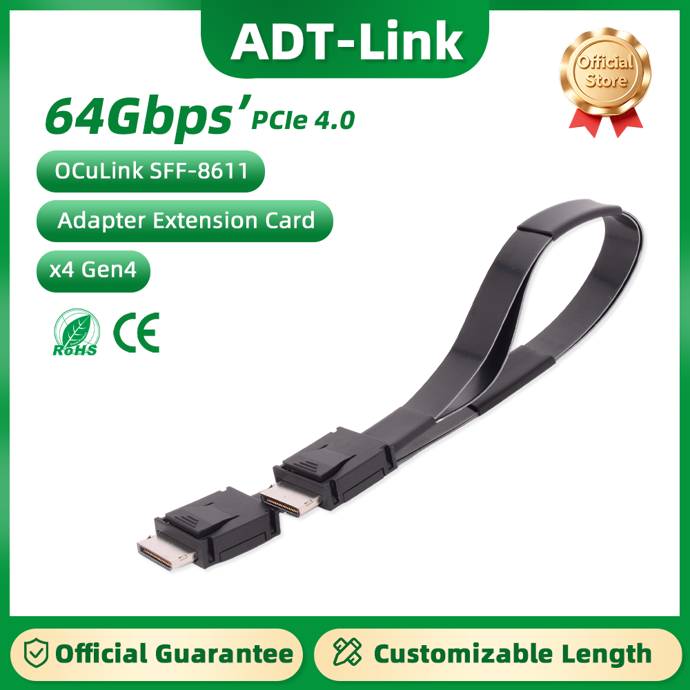 ADT-Link PCI-E 4.0 X4 SFF-8611 – обзор и цена External Gpu Dock Pcie 4.0 Oculink