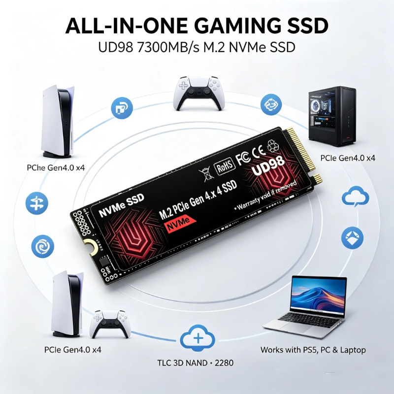 Новый оригинальный внутренний  – обзор и цена M.2 Nvme 4Tb Pcie 4.0 Ssd