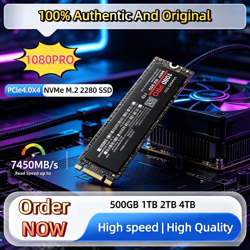 100% оригинальный SSD 1080PRO  – обзор и цена M.2 Nvme 4Tb Pcie 4.0 Ssd