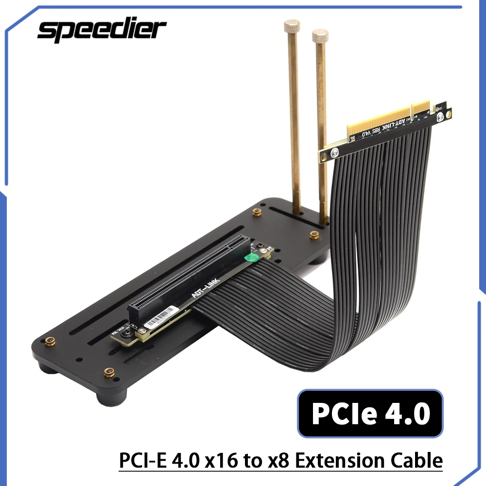 Переходной кабель PCI Express  – обзор и цена Pcie 4.0 X16 Riser Cable 90 Degree