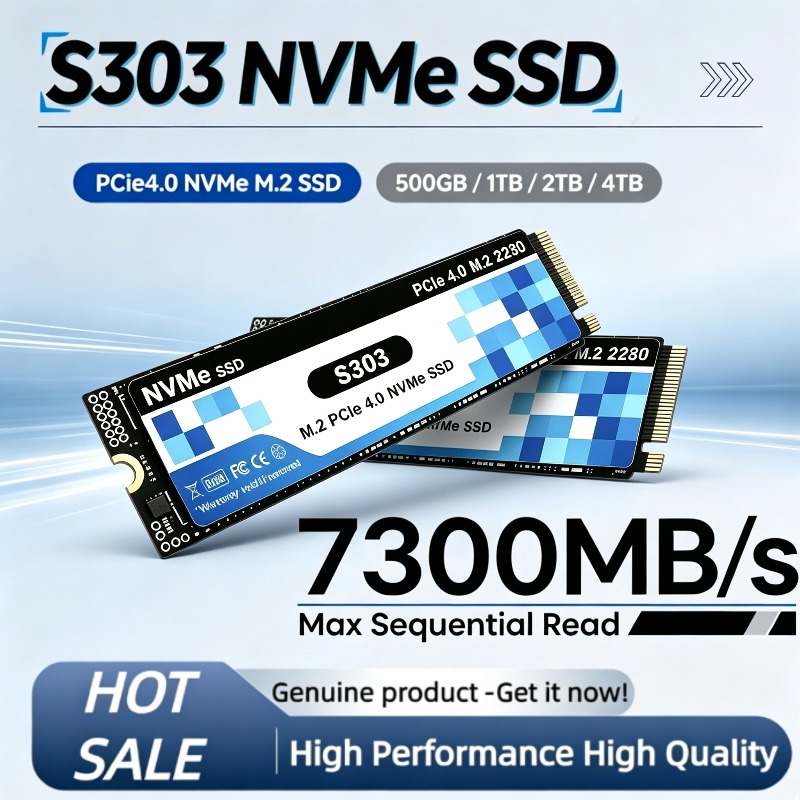 S303 4TB SSD NVMe M.2 PCIe 4.0 – обзор и цена M.2 Nvme 4Tb Pcie 4.0 Ssd
