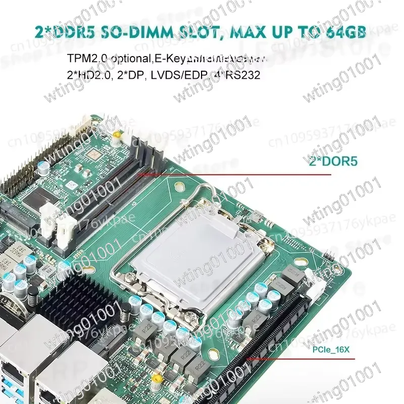 Материнская плата Mini ITX 13- – обзор и цена Lga 1700 Ddr5 Itx Motherboard